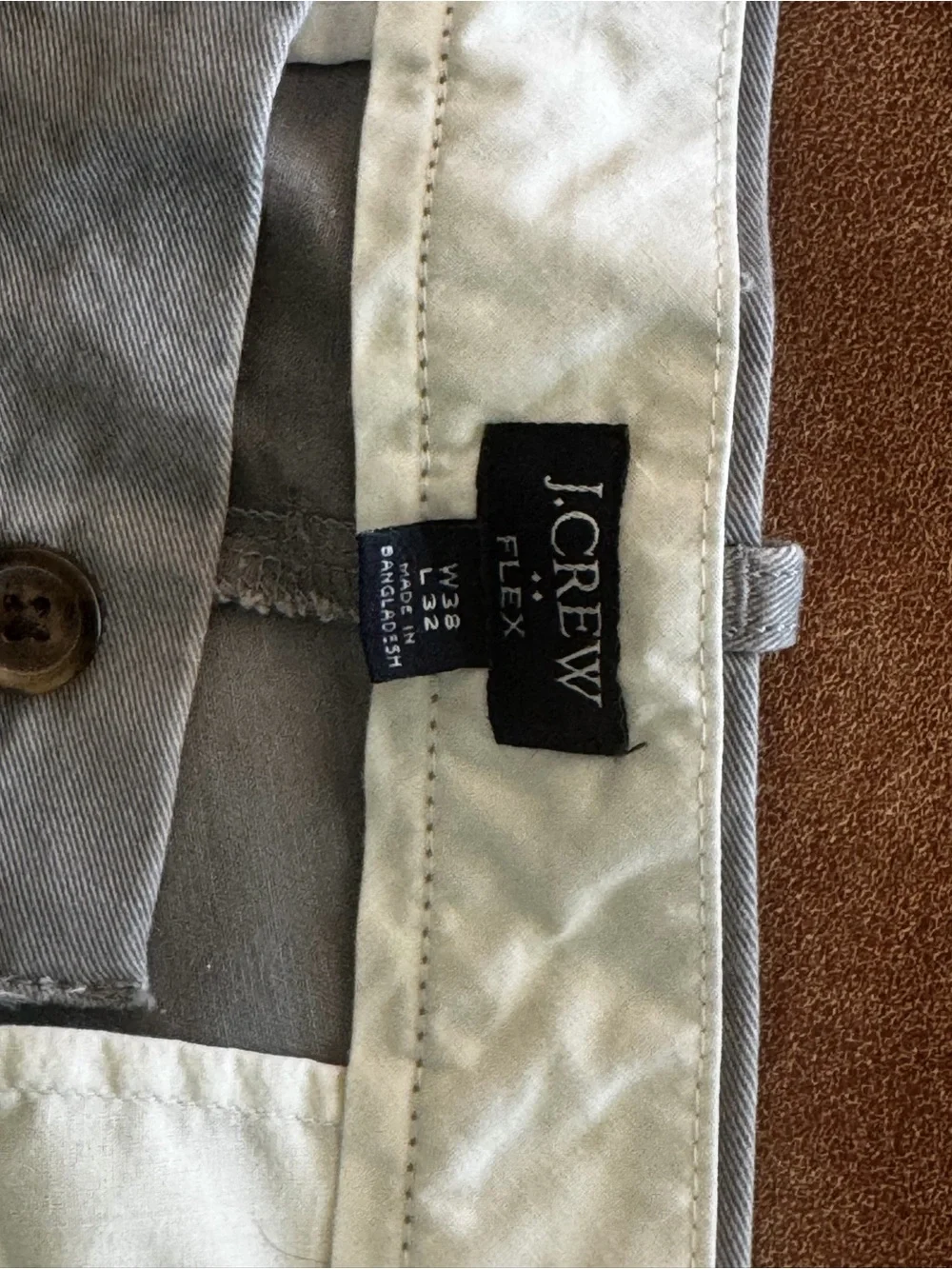 J. Crew Men's Light Gray Chino Pants